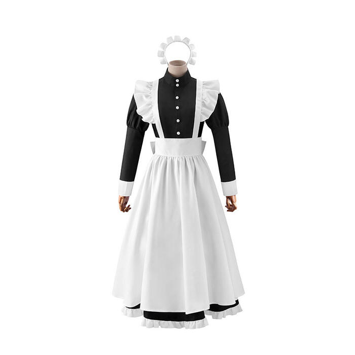 楽天市場 コスプレ 制服 男性用 メイド 衣装 女装 執事 メンズ ワンピース エプロン ゴスロリゴシック 豪華セット S 5xl 可愛い エレガント モノトーン 定番 白黒 かわいい かっこいい クール フリル ロリータ ロリィタ 学園祭 仮装 舞台 パーティー ハロウィン イベント