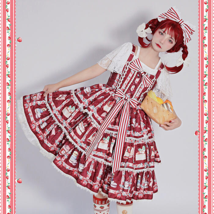楽天市場】Lolita ロリータ ジャンパースカート ワンピース ドレス