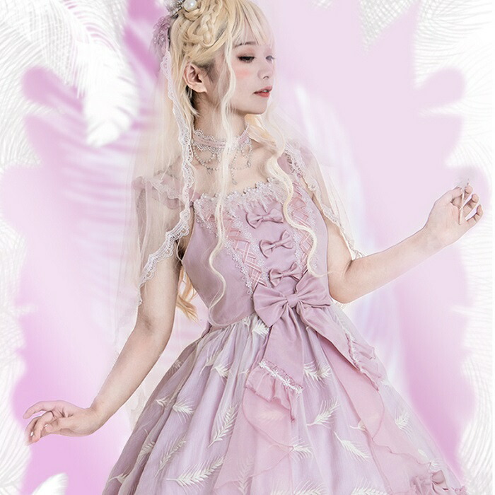 楽天市場 ロリータ ドレス ワンピース 春 ゴシック ゴスロリ 姫 かわいい ホワイト ピンク Alice Doll