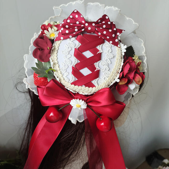 ロリータ 帽子 ヘッドドレス レディース コスプレ うさぎ耳