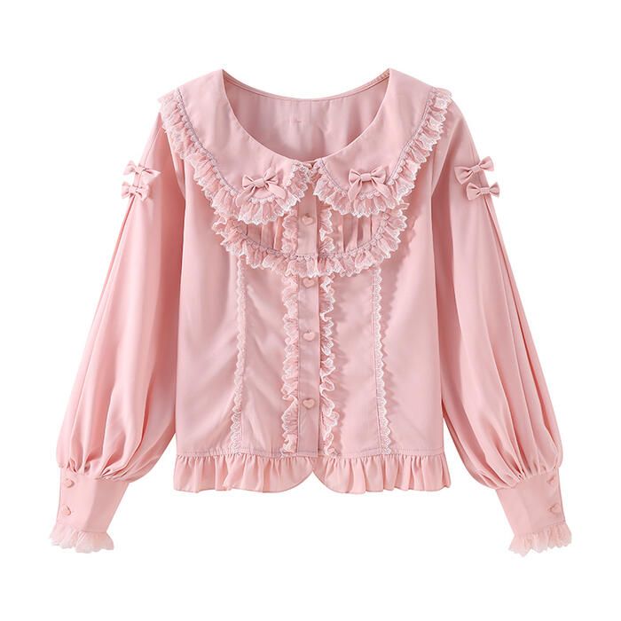 楽天市場】ロリータ 長袖 ブラウス 秋 冬 ロリィタ XS-3XL