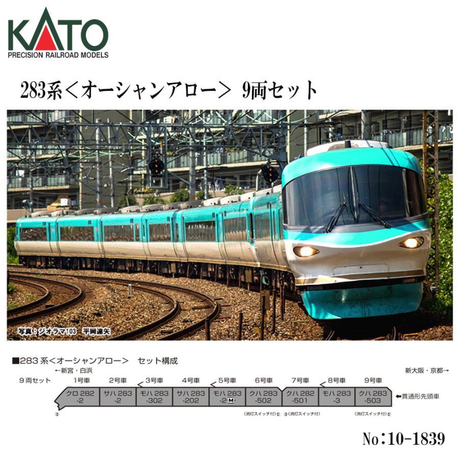 楽天市場】No:10-1841 KATO 283系＜オーシャンアロー＞ 3両増結セット 