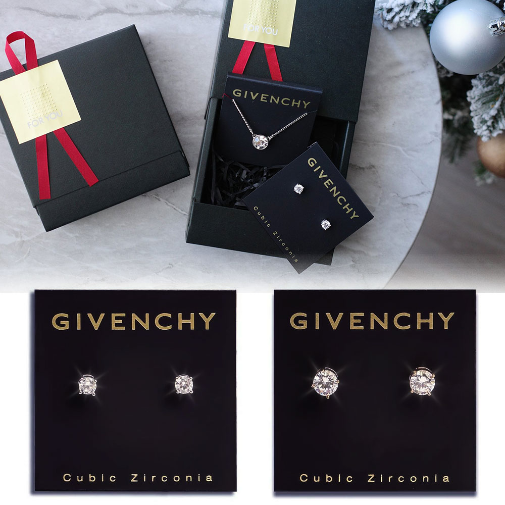 専用ボックス入り】 GIVENCHY ゴールド スタッド ピアス ジバンシー 