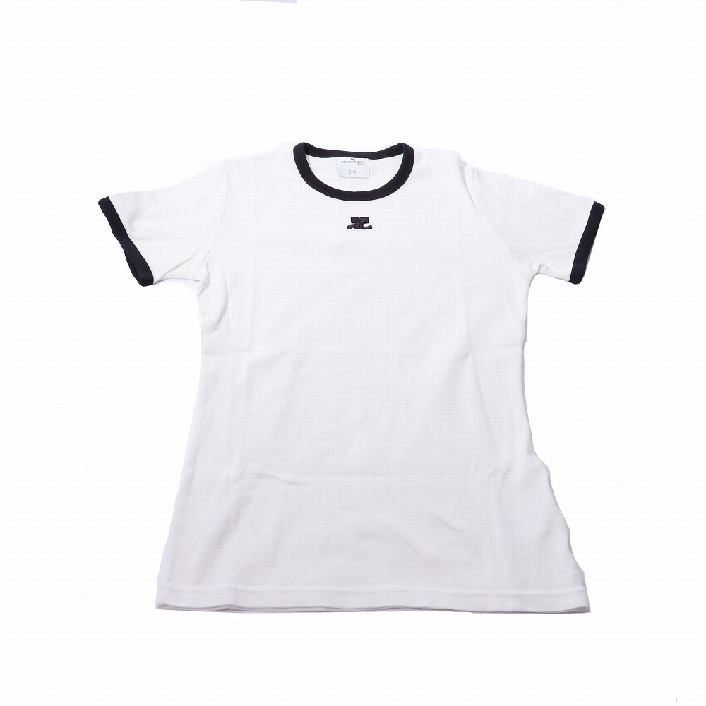 Courreges◆バックル付きTシャツ org.jpg