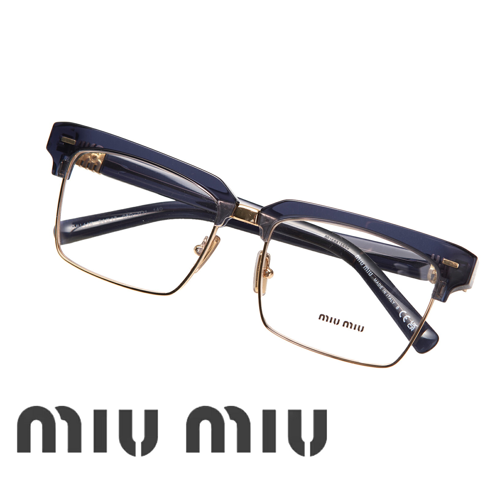 楽天市場】【新品】 MIU MIU ミュウミュウ スクエアフレーム