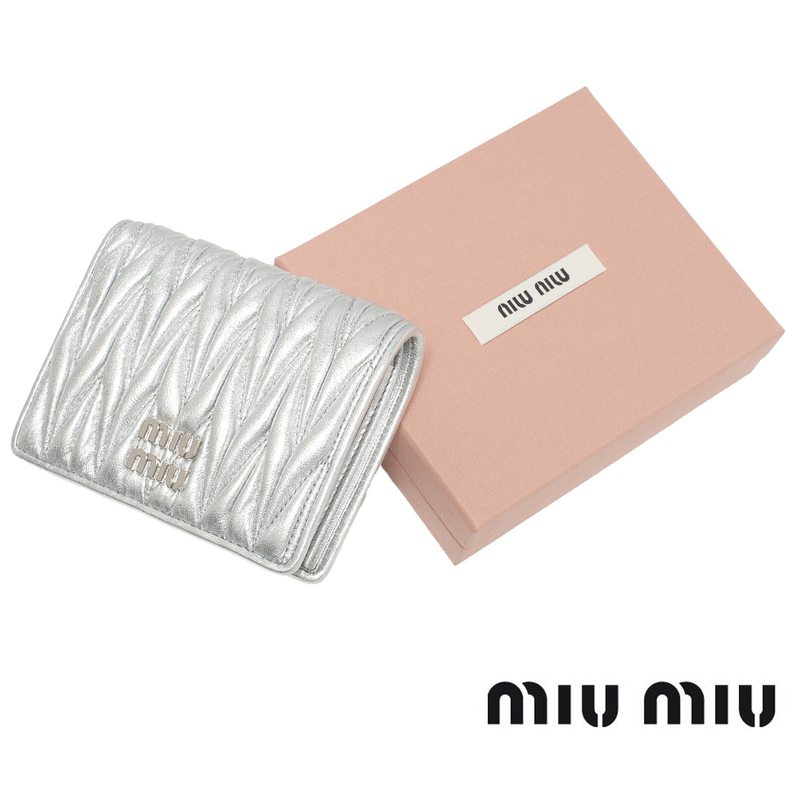 楽天市場】ミュウミュウ miumiu 財布 二つ折り財布 5ML522 2FPP