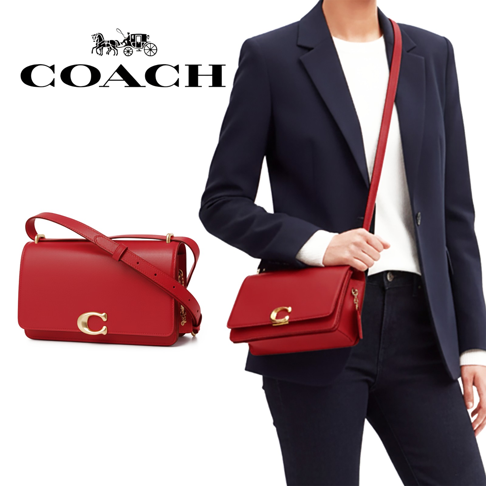 楽天市場】COACH/コーチ パッチワーク コンパーチブルショルダーバッグ