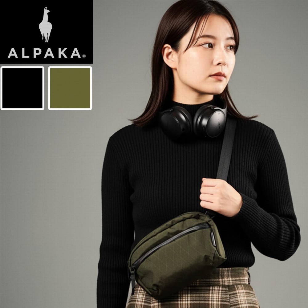 【ラッピング対応可能】 ALPAKA アルパカ AA010530106 Flight Sling 1L - Black X-Pac VX42