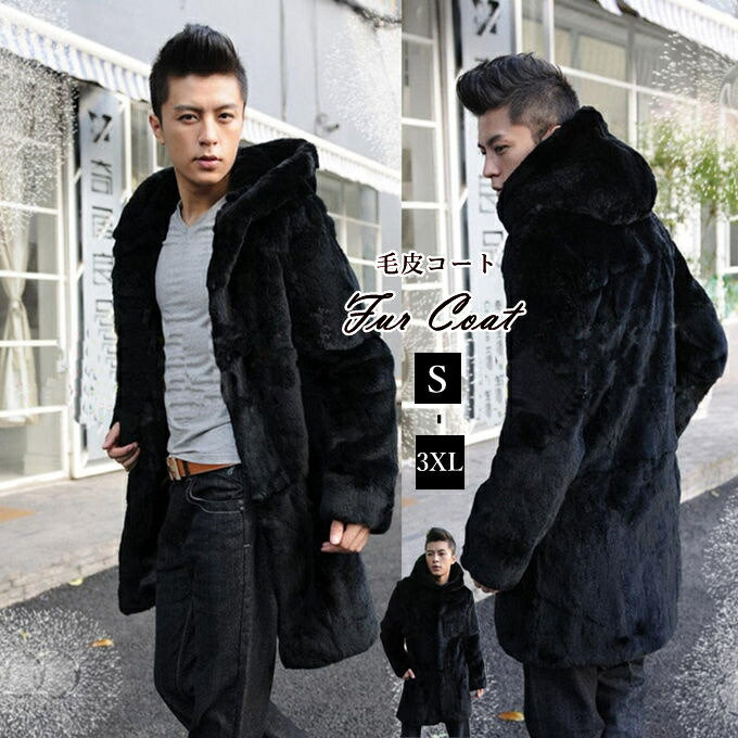 phenix 黒 ファー付きジャケット 男性用 MENS】FISHERMANS JACKET フィッシャーマンズジャケット