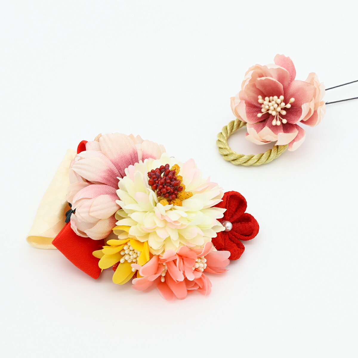 ピンク 花柄 着物。髪飾り。袴 楽天市場】髪飾り 成人式 振袖 ピンク 着物 袴 和装 卒業式 結婚