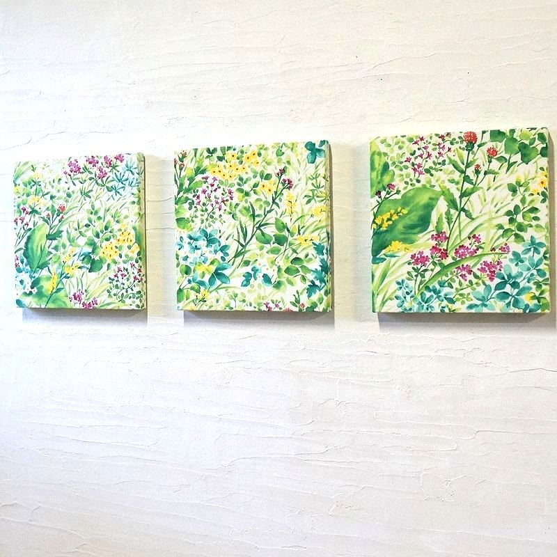 楽天市場】ファブリックパネル 玄関 GREENGARDEN 40×40cm ２枚組 グリーンガーデン 木 グリーン 北欧 おしゃれ インテリア 壁掛け  草花 : アリス楽天市場店