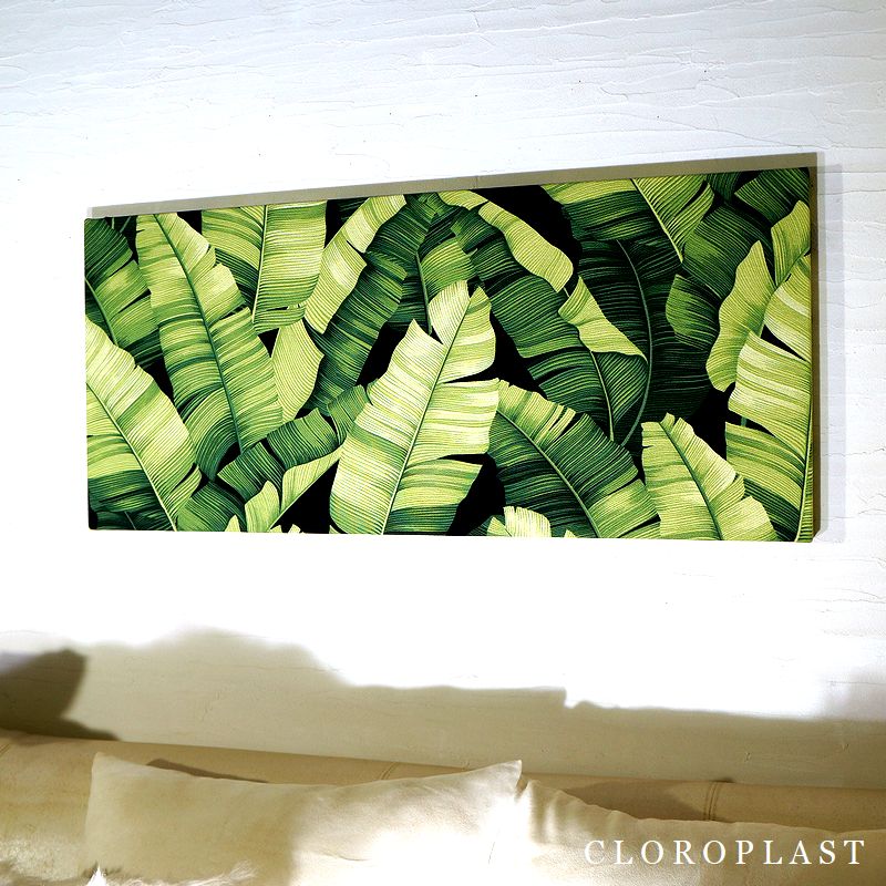 ファブリックパネル＊ハワイアン①クリームイエロー ファブリック