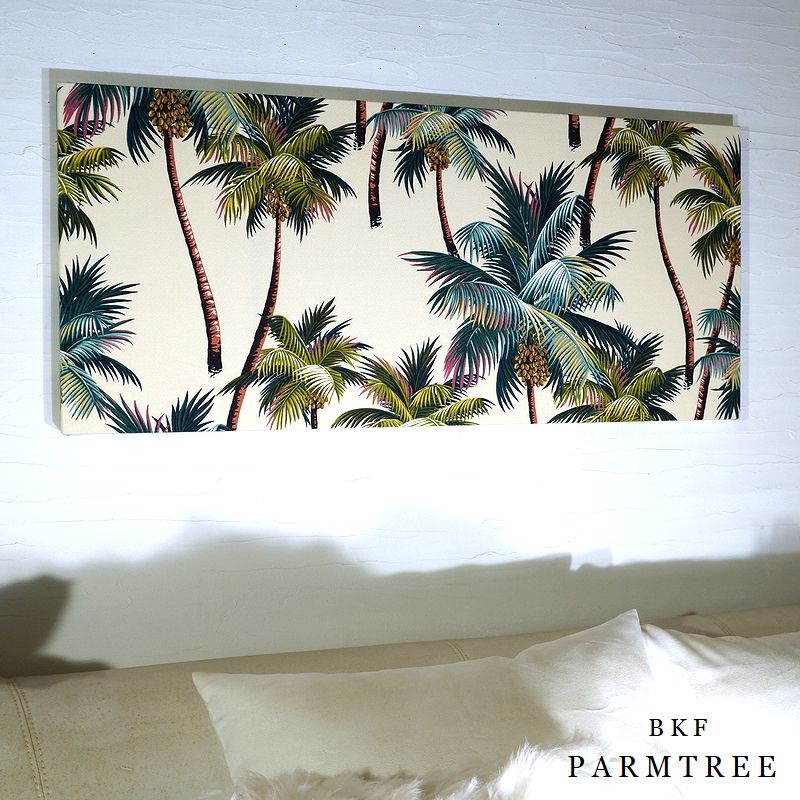 楽天市場】ファブリックパネル POKAI ライトグリーン系 120×40cm