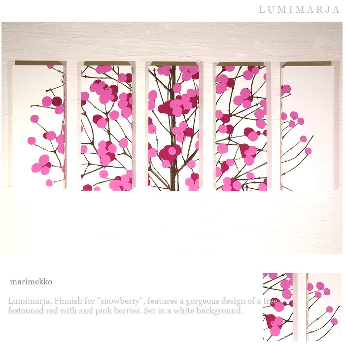 楽天市場 送料無料 ルミマルヤ ファブリックパネル アリス Marimekko Lumimarja Pink ５枚組 50 cm ファブリックボード マリメッコ ルミマルヤ Lumimarja 品質本位 Lumiピンク5p アリス楽天市場店