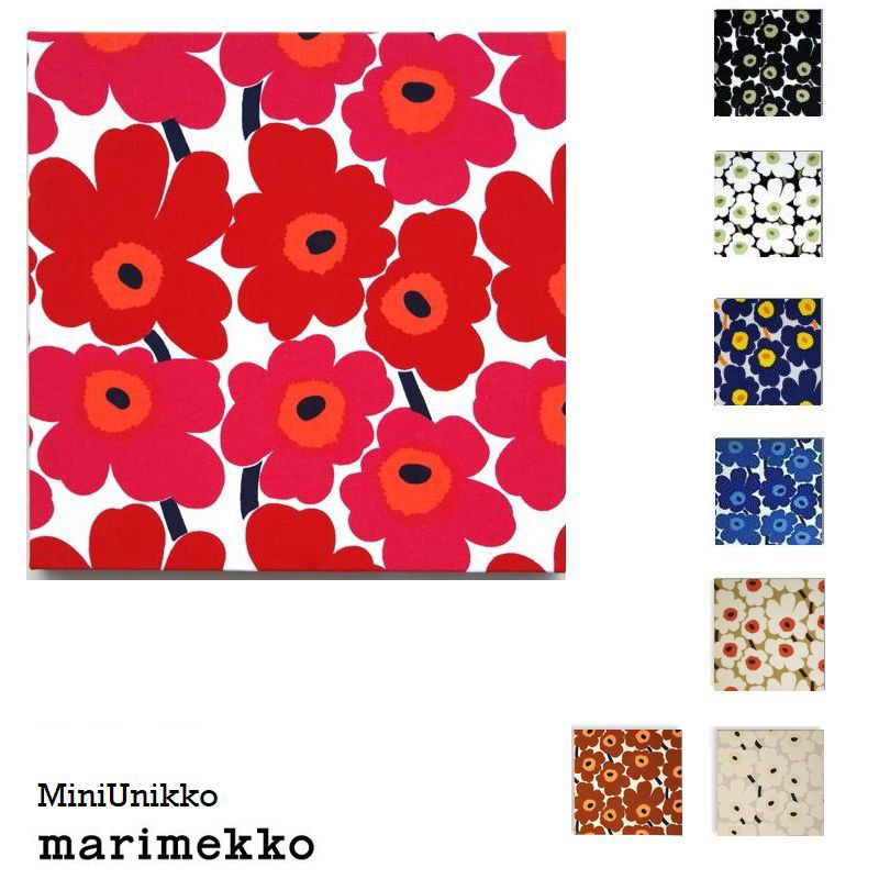 楽天市場】ファブリックパネル 北欧 マリメッコ 花 marimekko 30×30cm 各カラー有 赤 青 黒 ホワイト ネイビー ナチュラル  ブラウン ミニウニッコ インテリア : アリス楽天市場店