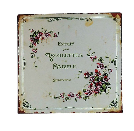 Tin Plate Violettes Parme アリスの時間 Crunchusers Com