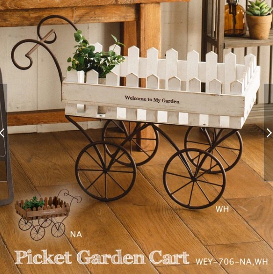 楽天市場】カート アイアン おしゃれ アンティーク ガーデンカート