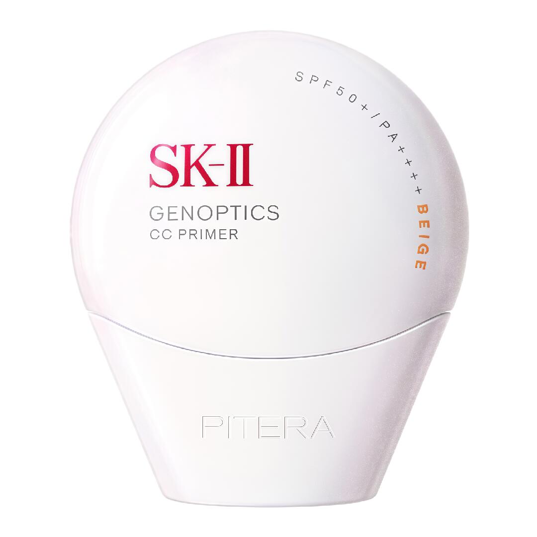 【国内定まり品】SK-II ジェノプティクス CC プライマー 自然的ベージュ 30g SPF50+ PA++++ 保湿 明るさ ハリ 了簡＆自然的取りまかなう