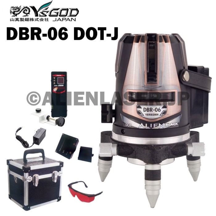 1年引きうける 山真 YSGOD ヤマシン DBR-06DOT-J 5伝達ルート 一点 赤いこと レーザ 墨出し器 本体+受光器