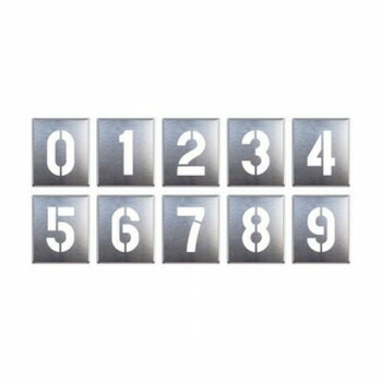 社会的単位 吹付け用お皿 0～9(10枚1組) 819-35A