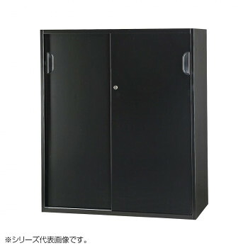 豊國実業 壁面納める庫浅型引違い(下置) 黒いこと HOS-HKSDSXN-B CN-10色(黒いこと)