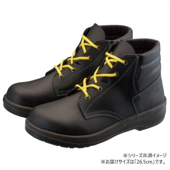 シモン 安全靴 7522黒静電靴 26.5cm 1128790｜aline