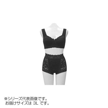 TAMURA Yauco 総レース多機能ブラジャー TYA90 ブラック3L-TYA90-016-3L
