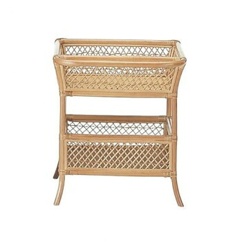 今枝バス発着場 Romantic Rattan 籐ランドリー提げ篭 K18