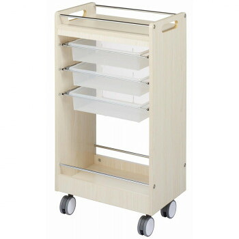 ワームス セットワゴン C-341 ナチュラル 13415|aline