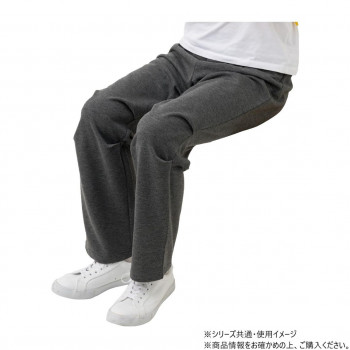 ケアファッション 座・ビューティフォー裏起毛ニットパンツ(婦人) ネイビー M 82203411｜aline