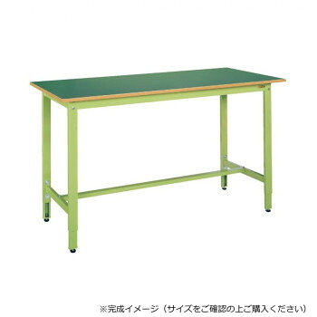 サカエ 軽量高さ調整作業台TKK9 サカエリューム天板 900×900×900mm グリーン TKK9-099F|aline