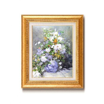 ルノワール名画額F6金　1741940・花瓶の花｜aline