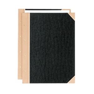 （まとめ）プラス とじ込み表紙 FL-003TU B4S 4穴 5組【×2セット】