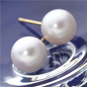 K18/7mmあこやピアス|aline