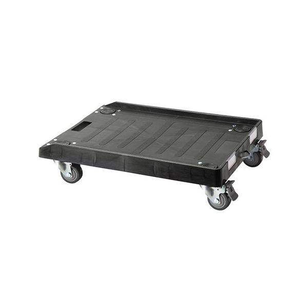 サンワサプライ 樹脂製ドーリー 75リットルオリコン仕様 ブラック CART-FA1175BK|aline
