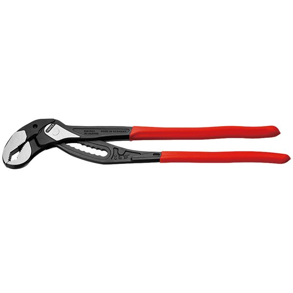 KNIPEX クニペックス アリゲーターXL ウォーターポンププライヤー 滑り止めプラスチックコーティング サイズ400×75×20mm パック入 8801-400SB|aline
