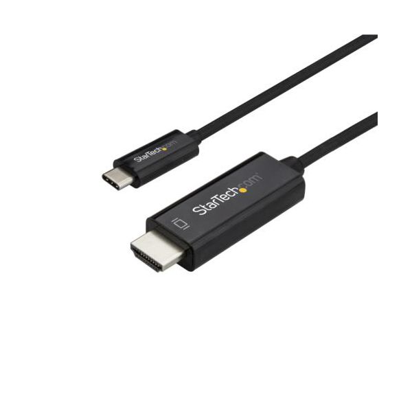 StarTech.com USB TypeC-HDMI変換ケーブル 3m 4K／60Hz ブラック CDP2HD3MBNL1本