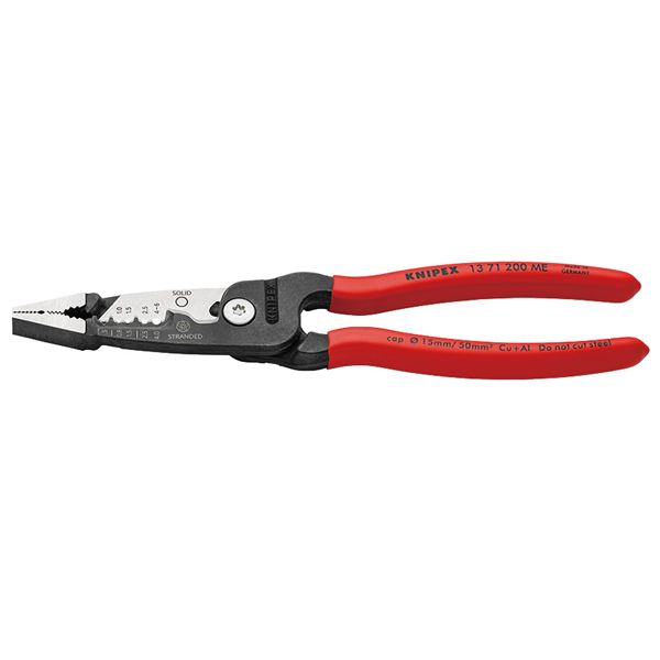 KNIPEX クニペックス ワイヤーストリッパー プラスチックコーティング メトリック サイズ200×46×14mm 1371-200ME 工具 ツール