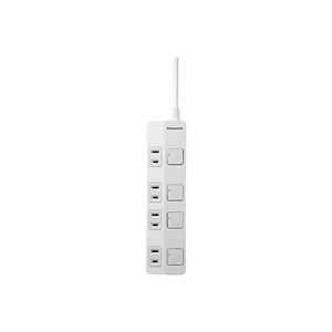 （まとめ）Panasonic パナソニック OAタップ WHS25349WP【×2セット】
