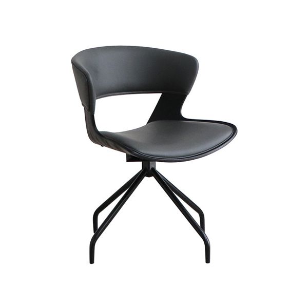 TMLCI（ルシア） ラウンドチェア BK ブラック 組立品【代引不可】