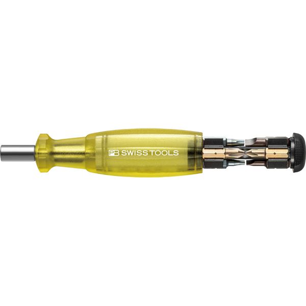 PB SWISS TOOLS ピービースイスツールズ マルチクラフト C6ドライバービットビット8本組 差替式ドライバー インサイダー イエロー 6464.YELLOW