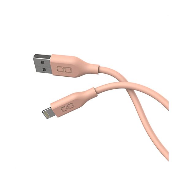 （まとめ） CIO シリコンケーブル AtoL 2m ピンク CIO-SL30000-AL2-PK 1本 【×2セット】