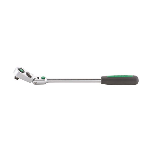 STAHLWILLE スタビレー 3/8SQ フレックスラチェットハンドル クイックリリースタイプ 80ギア 全長300mm 452QR 工具 ツール DIY 作業工具