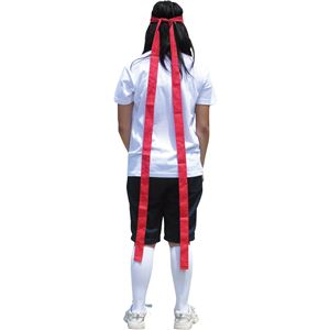 (まとめ)アーテック 鉢巻/はちまき 【ロング丈】 巾40mm×3m 綿100% レッド(赤) 【×30セット】