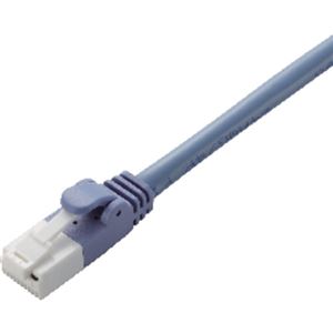 （まとめ） エレコム Cat5e対応ツメ折れ防止LANケーブル ブルー 1m LD-CTT／BU1／RS 1本 【×15セット】