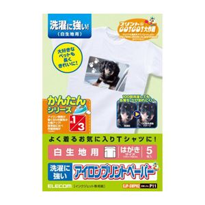 (まとめ)エレコム アイロンプリントペーパー(洗濯に強い) EJP-SWPH2【×10セット】