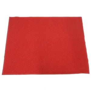 業務用 玄関マット/PVCコイルマット 【レッド】 120cm&times;180cm 長方形 屋外用 土砂防止仕様 『Funderful』 〔入口〕｜aline