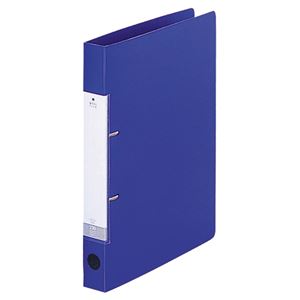 (まとめ) リヒトラブ リクエスト D型リングファイル A4タテ 2穴 230枚収容 背幅34mm 青 G2220-8 1冊 【×15セット】