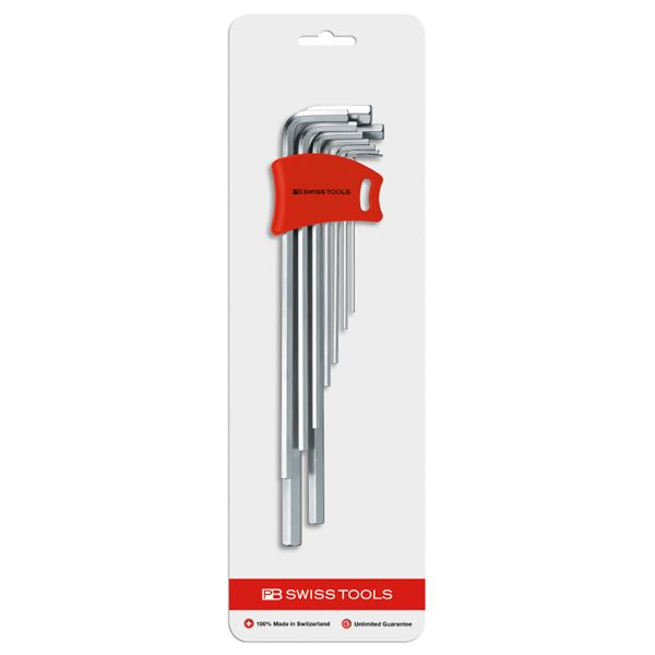 PB SWISS TOOLS 211DH-10CN ホルダー付 六角棒レンチ セット ロング 工具 ツール DIY 作業工具 道具 レンチ