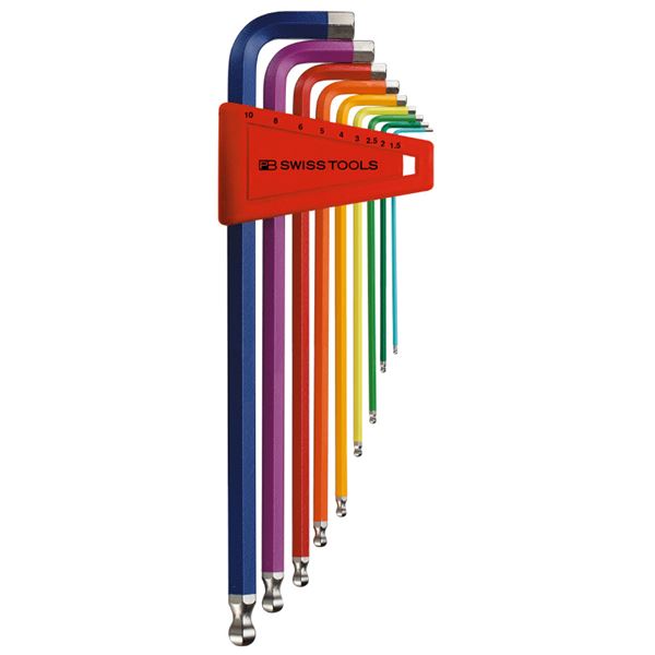 PB SWISS TOOLS 212LH-10RB どんぶり鉢付 ロングレインボーレンチ 書き割り 容器に並べるありの実 物の具 物の具 DIY 進め方物の具 物の具 鍵